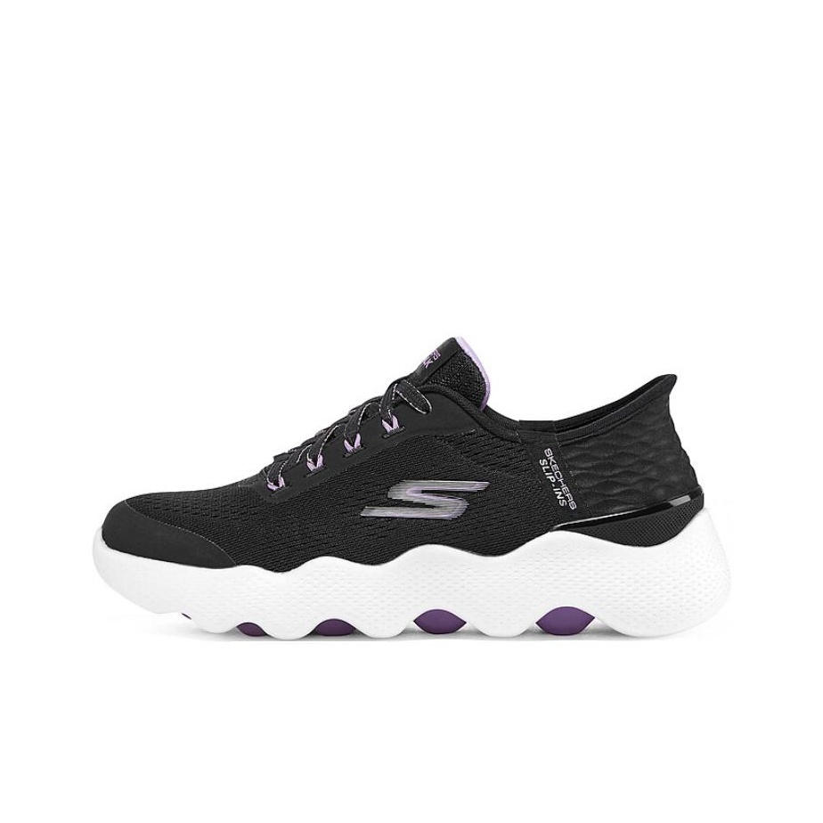 Men'S Shoes Black And White - Skechers Go Walk Massage Fit Walking