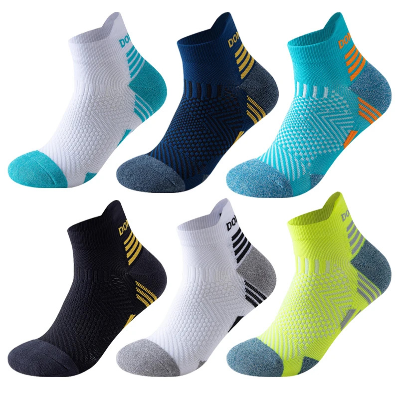 Sport Slide Men - 3 Pairs Marathon Running Socks Man