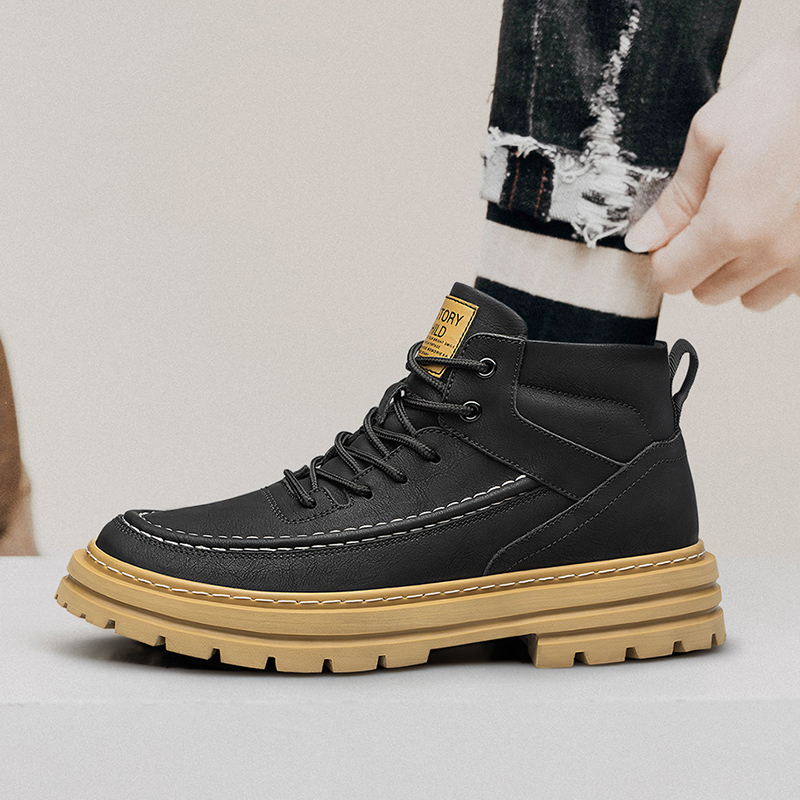 Men'S Shoes Water Resistant - Mens height increasing shoes Thick sole