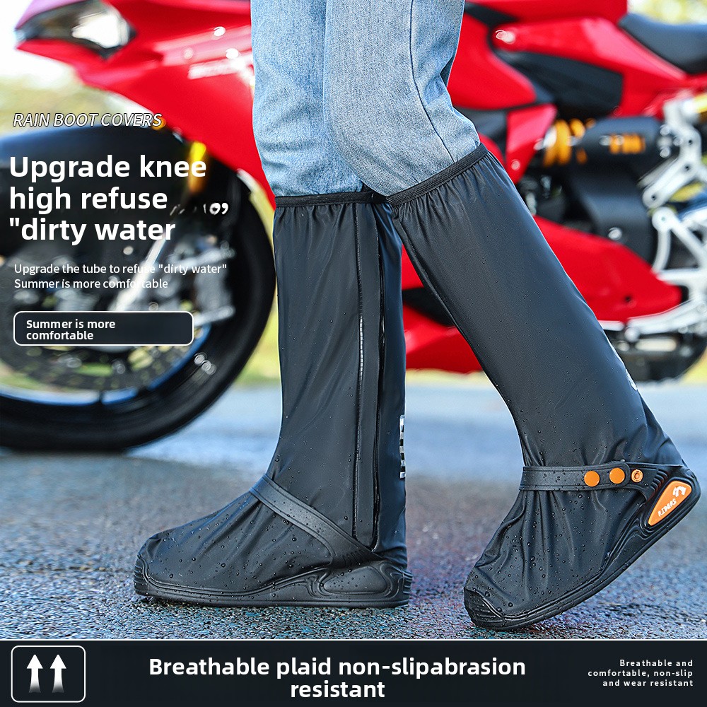 Men'S Shoes Water Resistant - Rain Shoe Cover,Waterproof,Thickened,Wear-resistant,Anti Slip,Rainproof and SnowProof