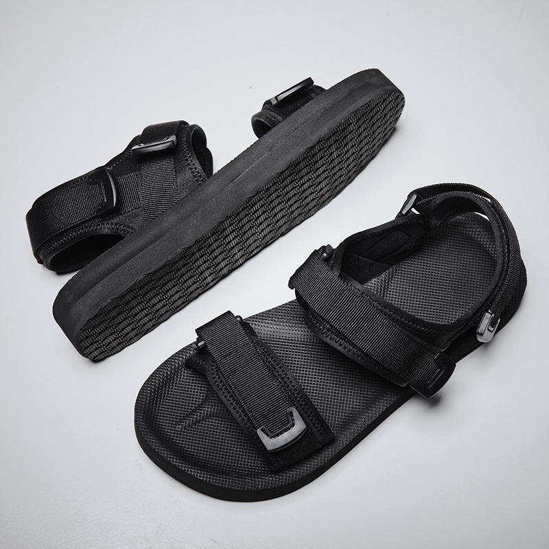 Adjustable Flat Sandals For Wi - Men Shoes Velcro 评论和价格