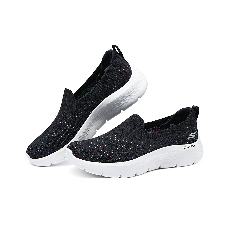 Skechers Go Walk Fle Mesh, Tex - Men'S Shoes Black And White 评论和价格