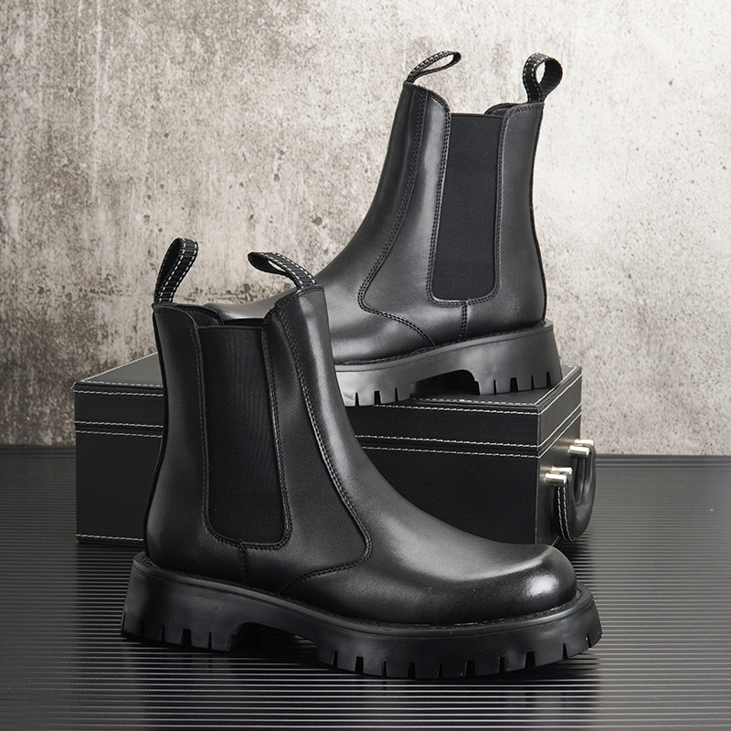 men's fashion high chelsea boo - Men'S Shoes Black And White 评论和价格