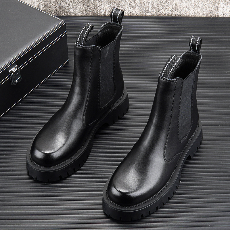 men's fashion high chelsea boo - Men'S Shoes Black And White 评论和价格