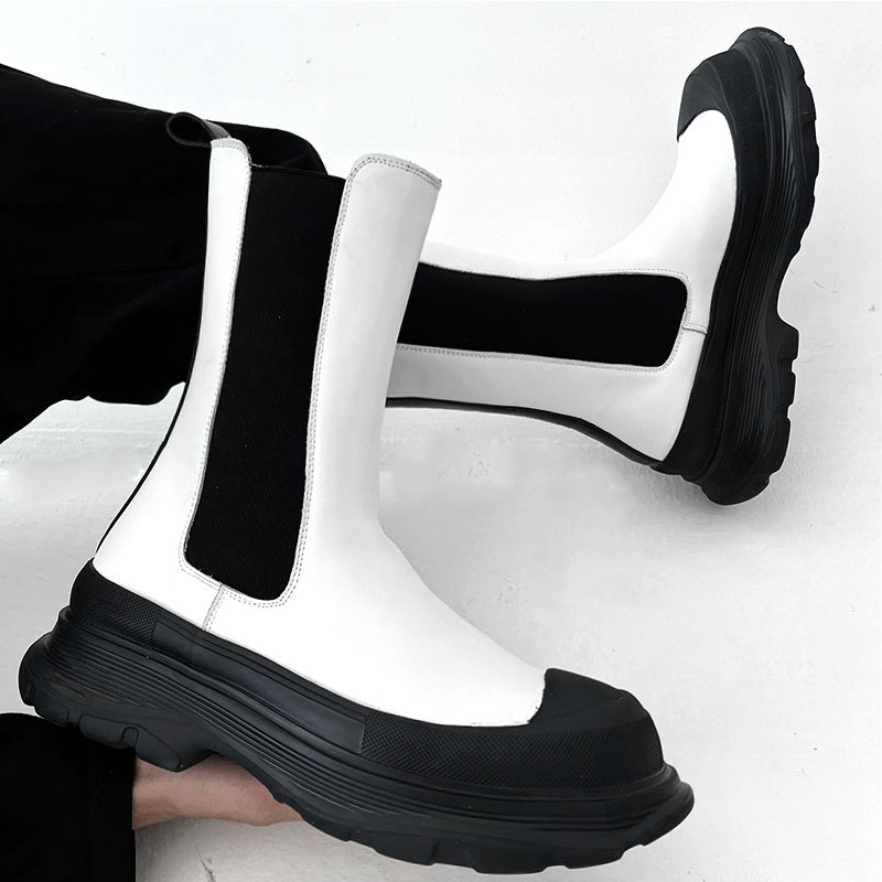 mens fashion stage nightclub p - Men'S Shoes Black And White 评论和价格