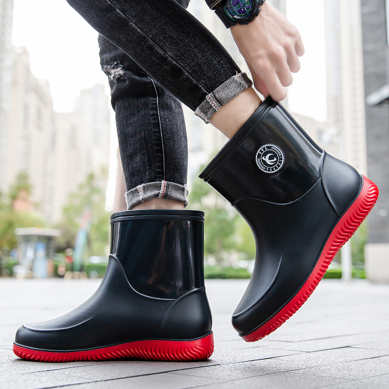 Men's Mid-calf Rain Boots. 202 - Men'S Shoes Water Resistant 评论和价格