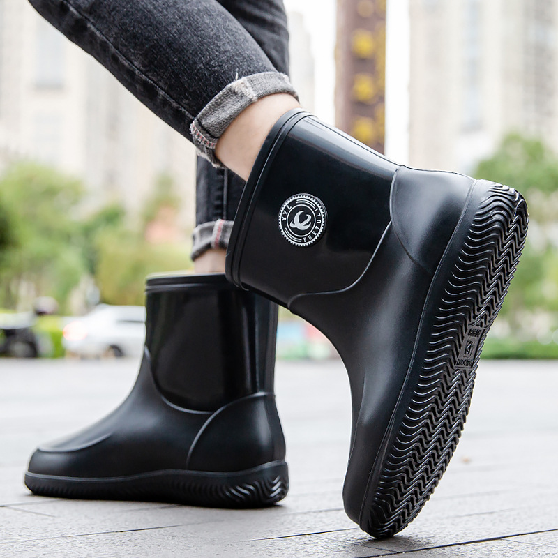 Men's Mid-calf Rain Boots. 202 - Men'S Shoes Water Resistant 评论和价格