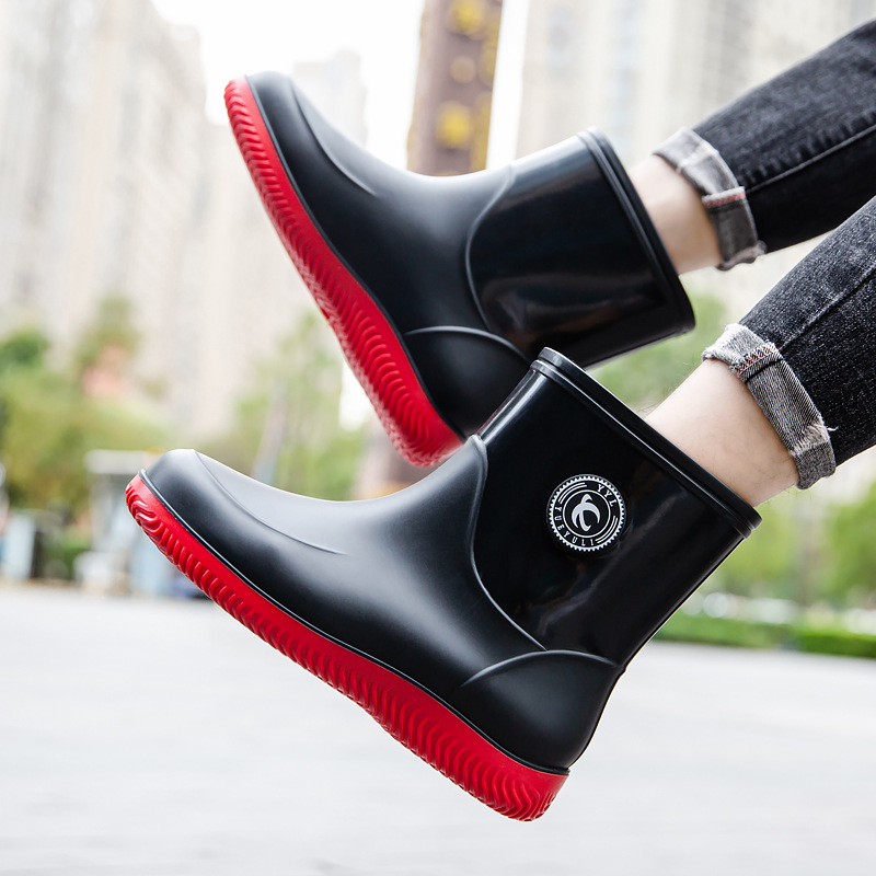 Men's Mid-calf Rain Boots. 202 - Men'S Shoes Water Resistant 评论和价格