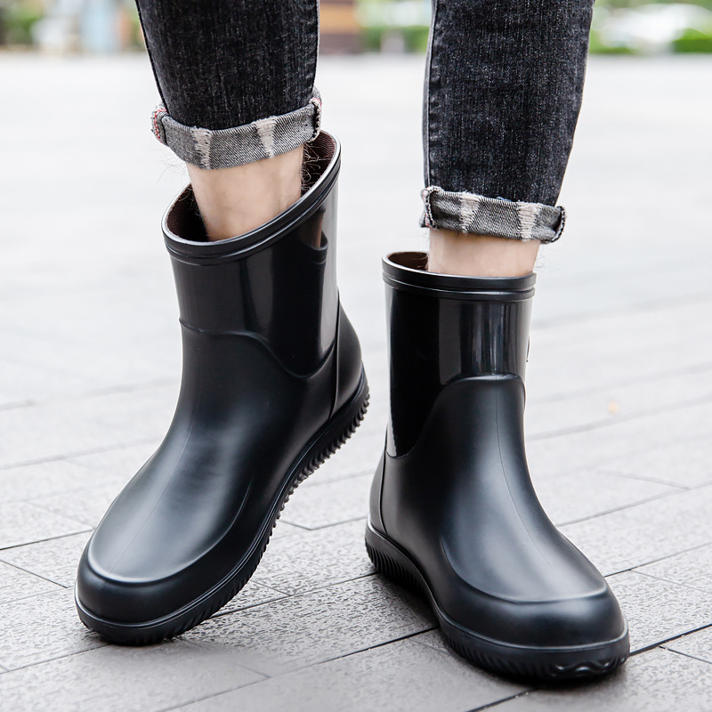 Men's Mid-calf Rain Boots. 202 - Men'S Shoes Water Resistant 评论和价格