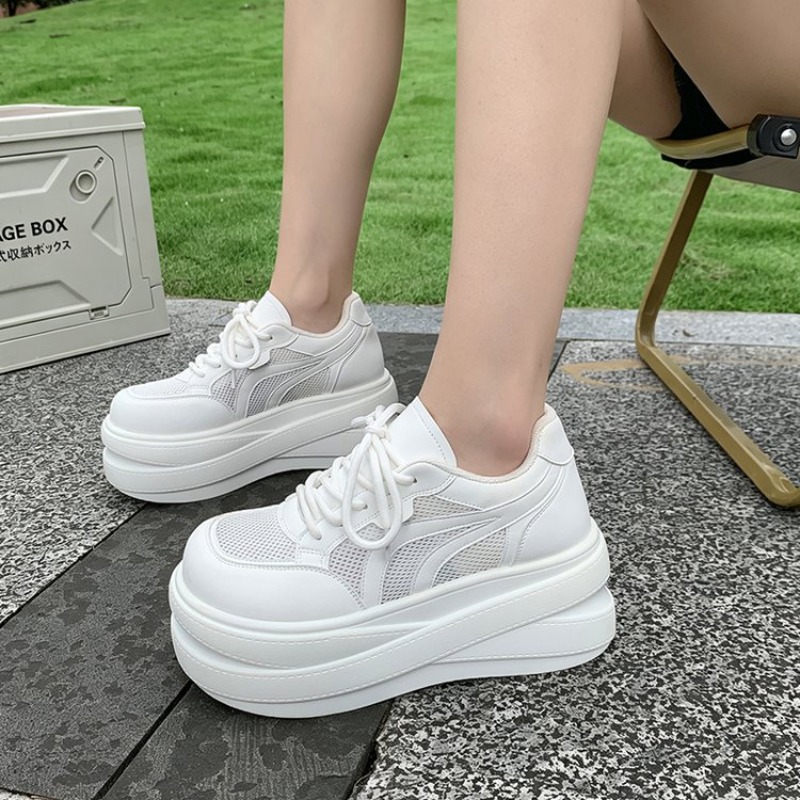Women Mesh Platform Sneakers L - Mesh Trainer Breathable 评论和价格