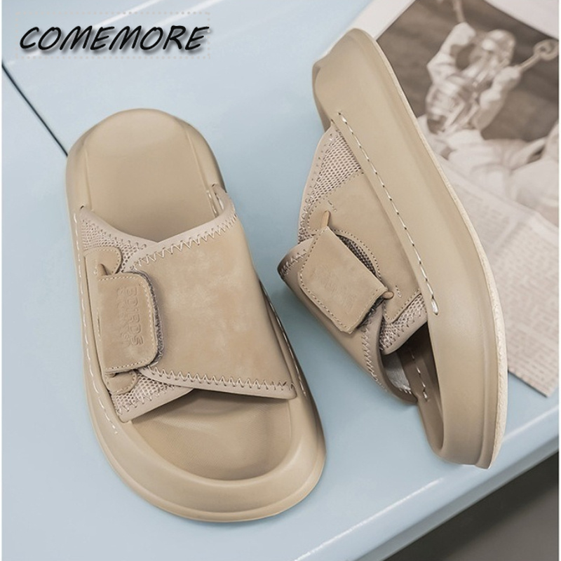 Comemore Men's Thick-Soled Ind - Men Shoes Velcro 评论和价格