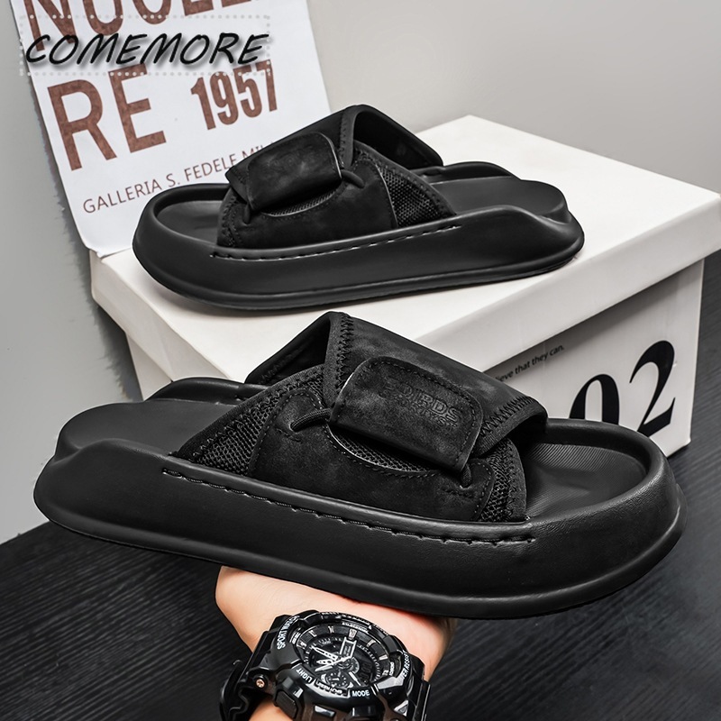 Comemore Men's Thick-Soled Ind - Men Shoes Velcro 评论和价格