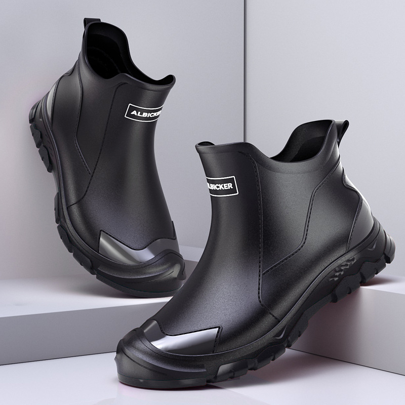 Men's Short Rain Boots Urban W - Men'S Shoes Water Resistant 评论和价格