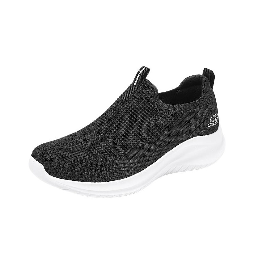 Skechers Sport Abrasion Resist - Men'S Shoes Black And White 评论和价格
