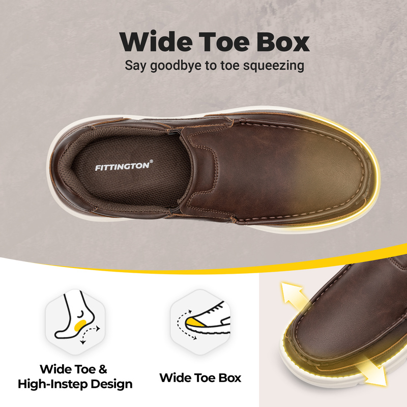 Fittington Men'S Slip‑On Dress - Men'S Shoes Water Resistant 评论和价格