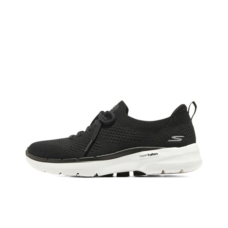 Skechers Go Walk 6 Walking Sho - Men'S Shoes Black And White 评论和价格