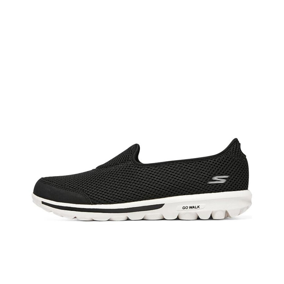 Skechers Go Walk Classic Low t - Men'S Shoes Black And White 评论和价格