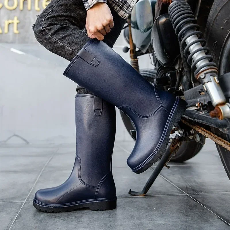 Rain Boots for Men Gum Fishing - Men'S Shoes Water Resistant 评论和价格