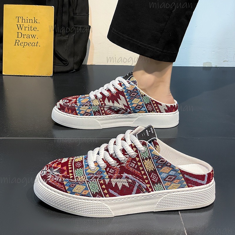 Fashion Men's Canvas Shoes Spr - Sport Slide Men 评论和价格