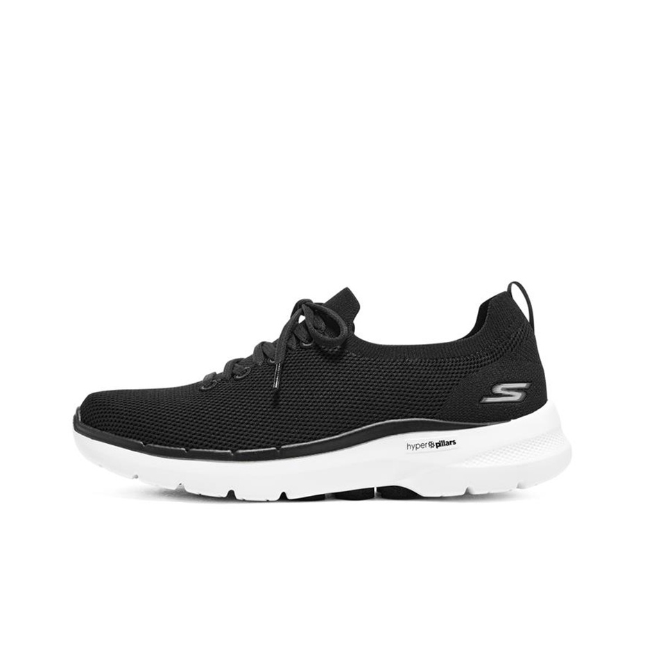 Skechers Go Walk 6 Walking Sho - Men'S Shoes Black And White 评论和价格