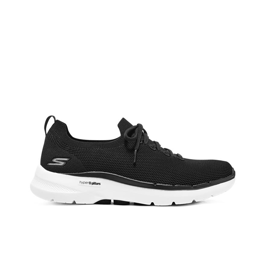 Skechers Go Walk 6 Walking Sho - Men'S Shoes Black And White 评论和价格