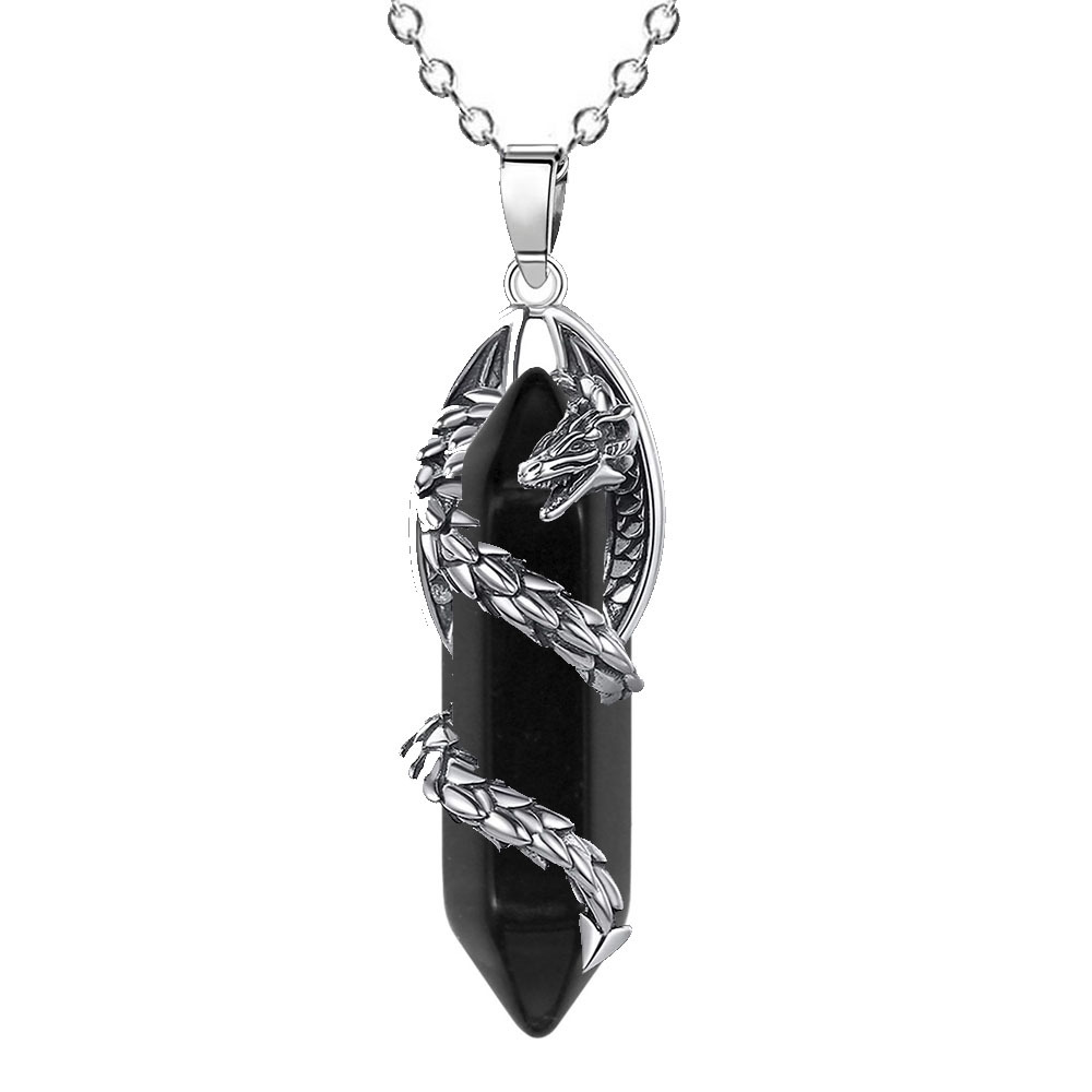 Vintage Dragon Wrapped Crystal - Sport Slide Men 评论和价格
