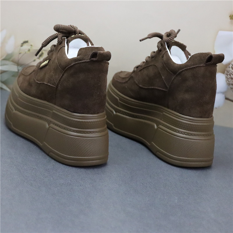 12cm Sneakers Women High Platf - Mesh Trainer Breathable 评论和价格
