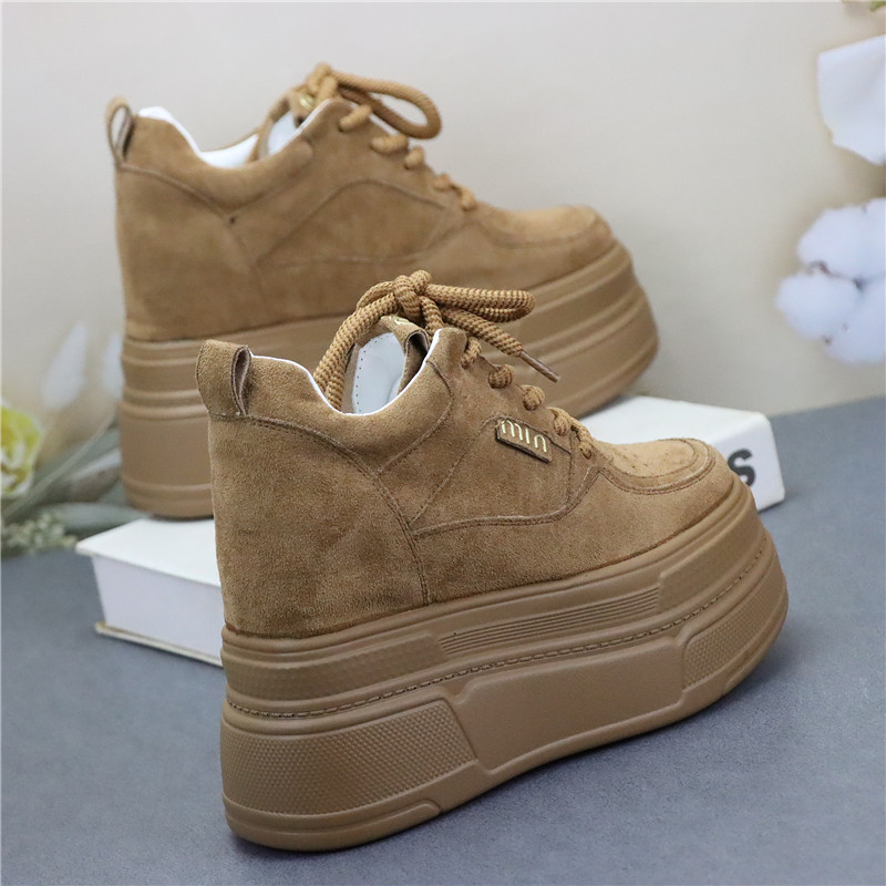 12cm Sneakers Women High Platf - Mesh Trainer Breathable 评论和价格